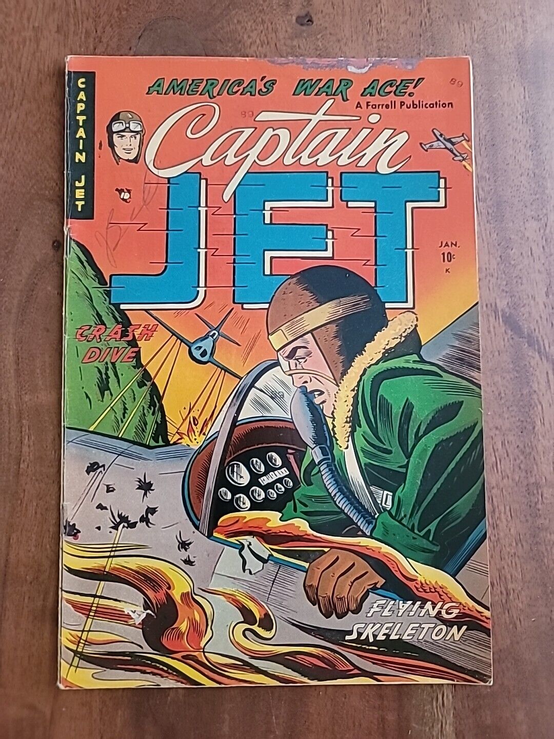 Captain Jet #5  1953 Farrell  Comic Book