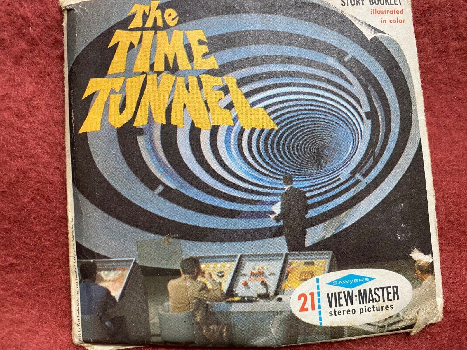 VINTAGE VIEW-MASTER THE TIME TUNNEL B491 NICE W/BOOKLET