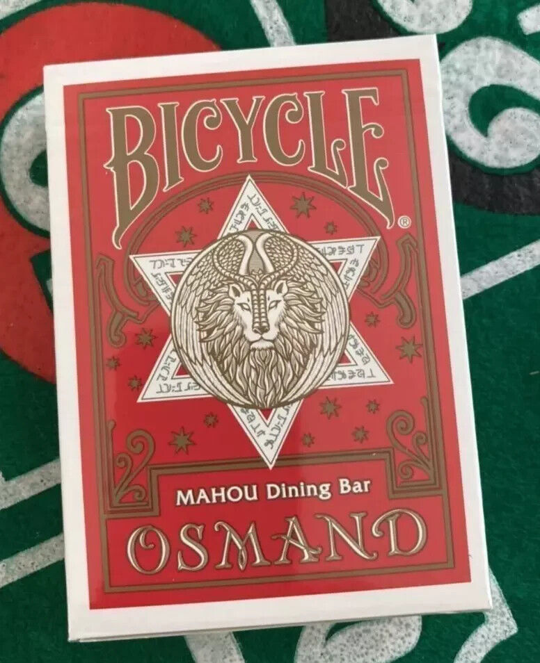 Bicycle Osmand Playing Cards RED Limited Edititon Rare Deck