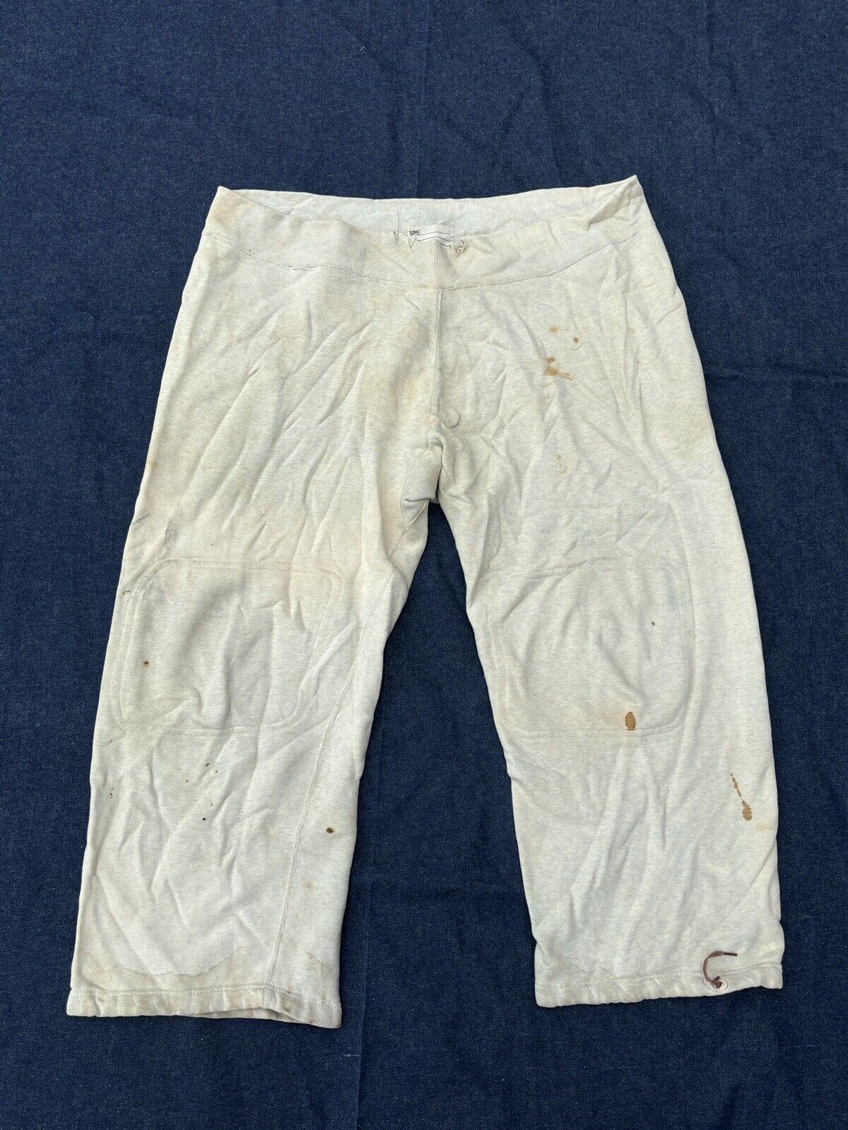 WWII Late 40s 50s U.S NAVY Sweat Pants Stencil