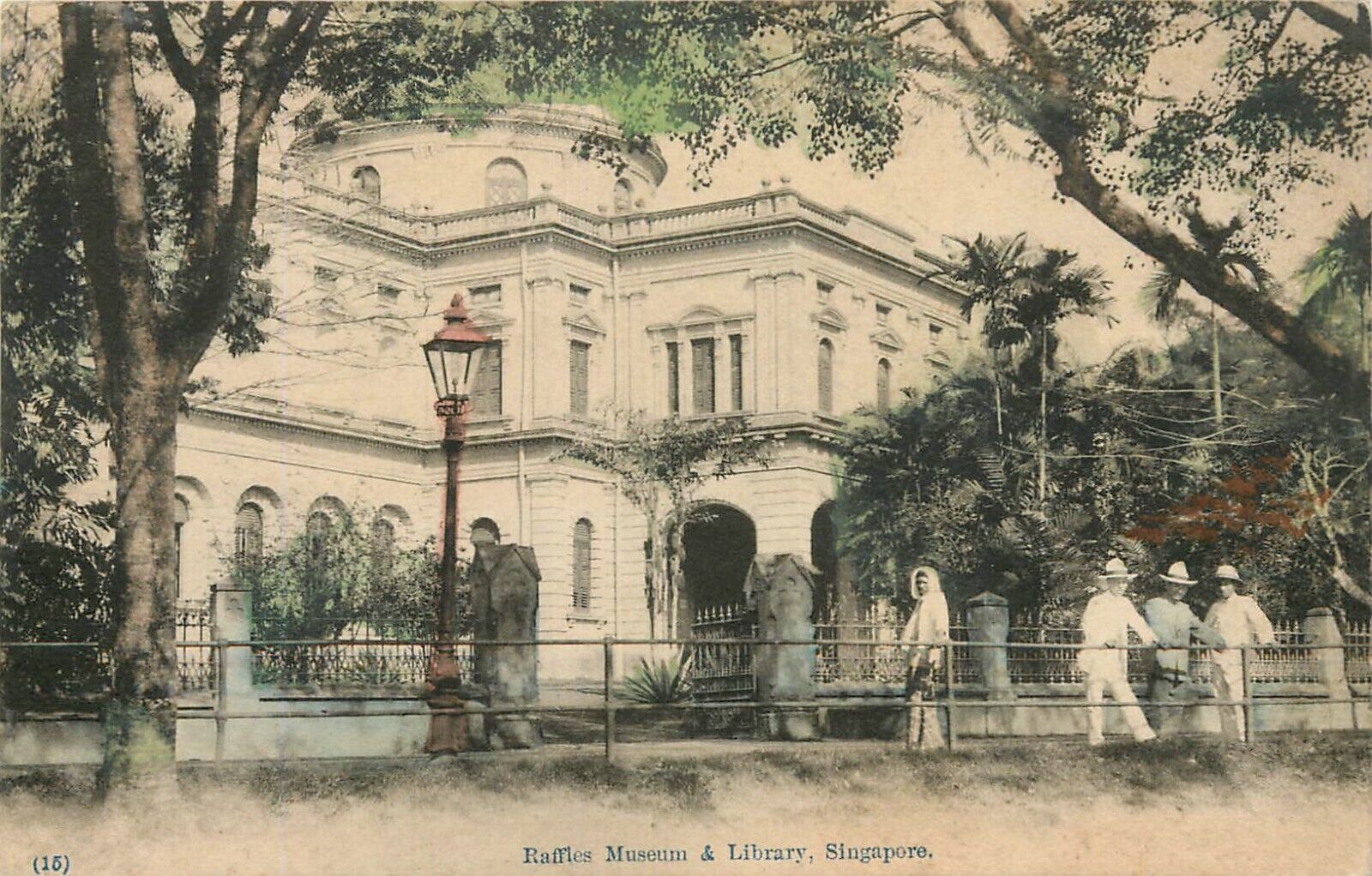 1920 Raffles Museum and Library, Singapore Postcard