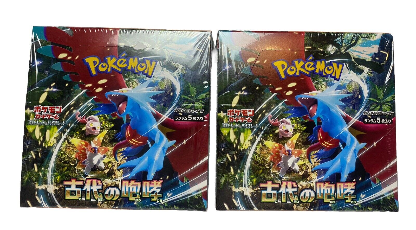 Pokémon Ancient Roar Japanese Factory Sealed New Booster Boxes With Shrink (2)