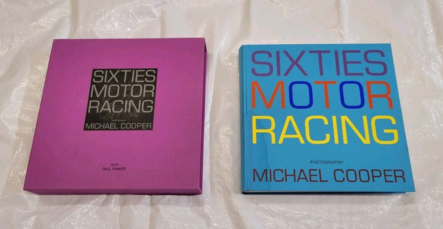 Sixties Motor Racing Michael Cooper Paul Parker Vintage MID CENTURY Book Coffee