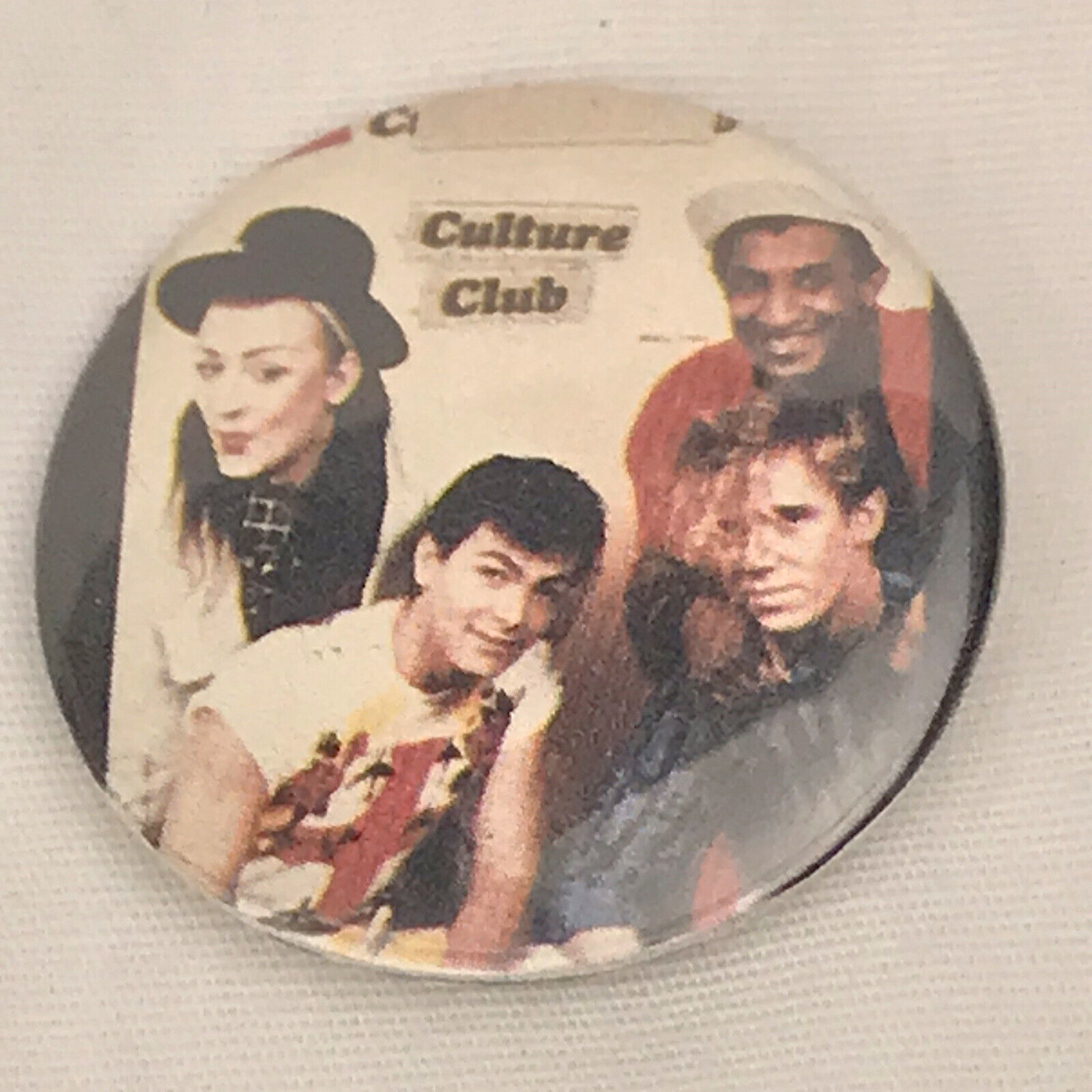 Culture Club Vintage Pin Button Boy George 80s Music
