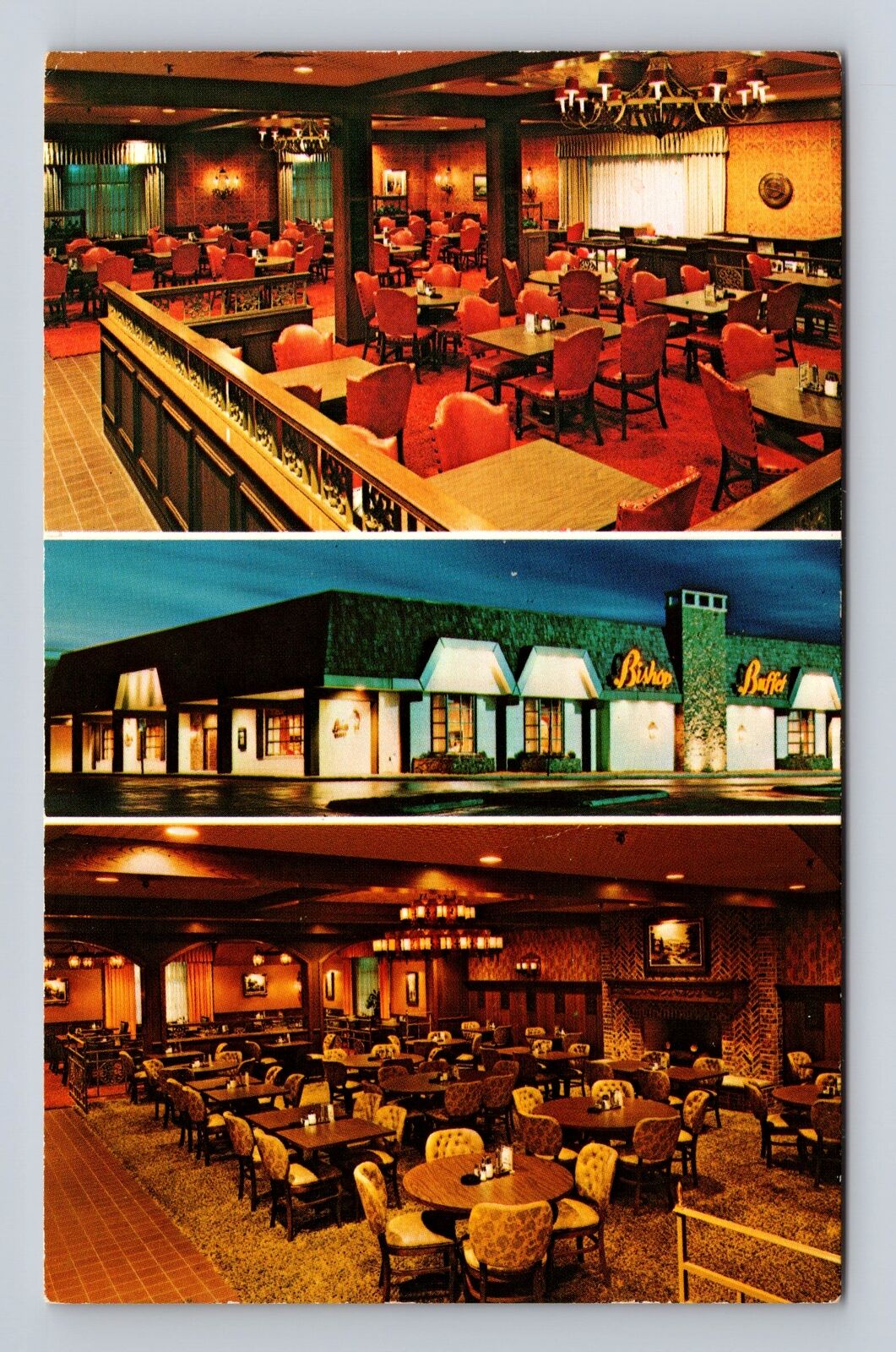 Lincoln NE-Nebraska, The Bishop Buffet, Gateway Shopping Vintage Postcard
