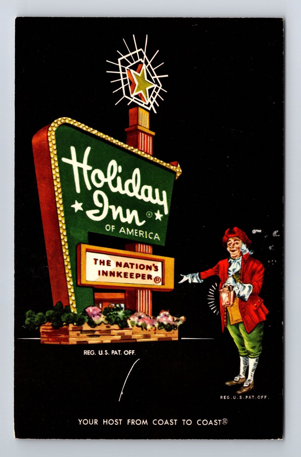 Butte MT-Montana, Holiday Inn, Advertisement, Antique, Vintage Postcard