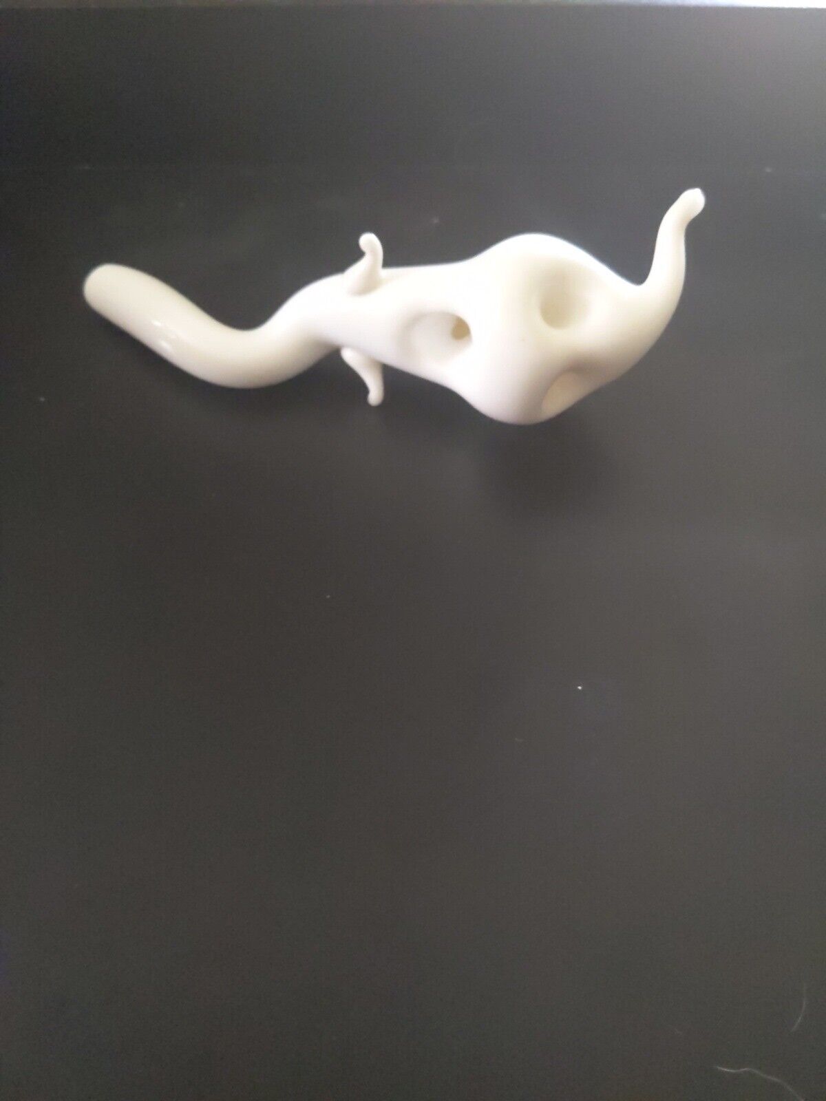 Ghost shaped glass smoking pipe