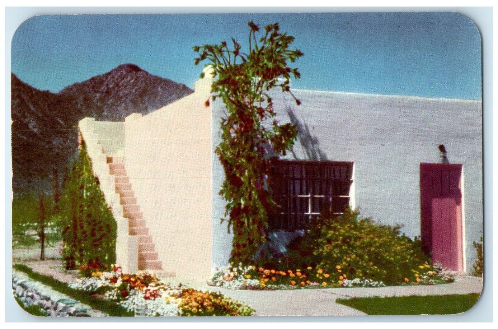 c1960 Casa Blanca Cottage Citadel Exterior Phoenix Arizona AZ Vintage Postcard