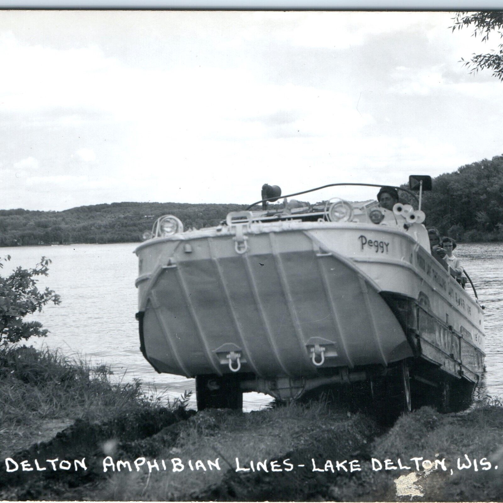 c1950s Lake Delton, Wis RPPC \