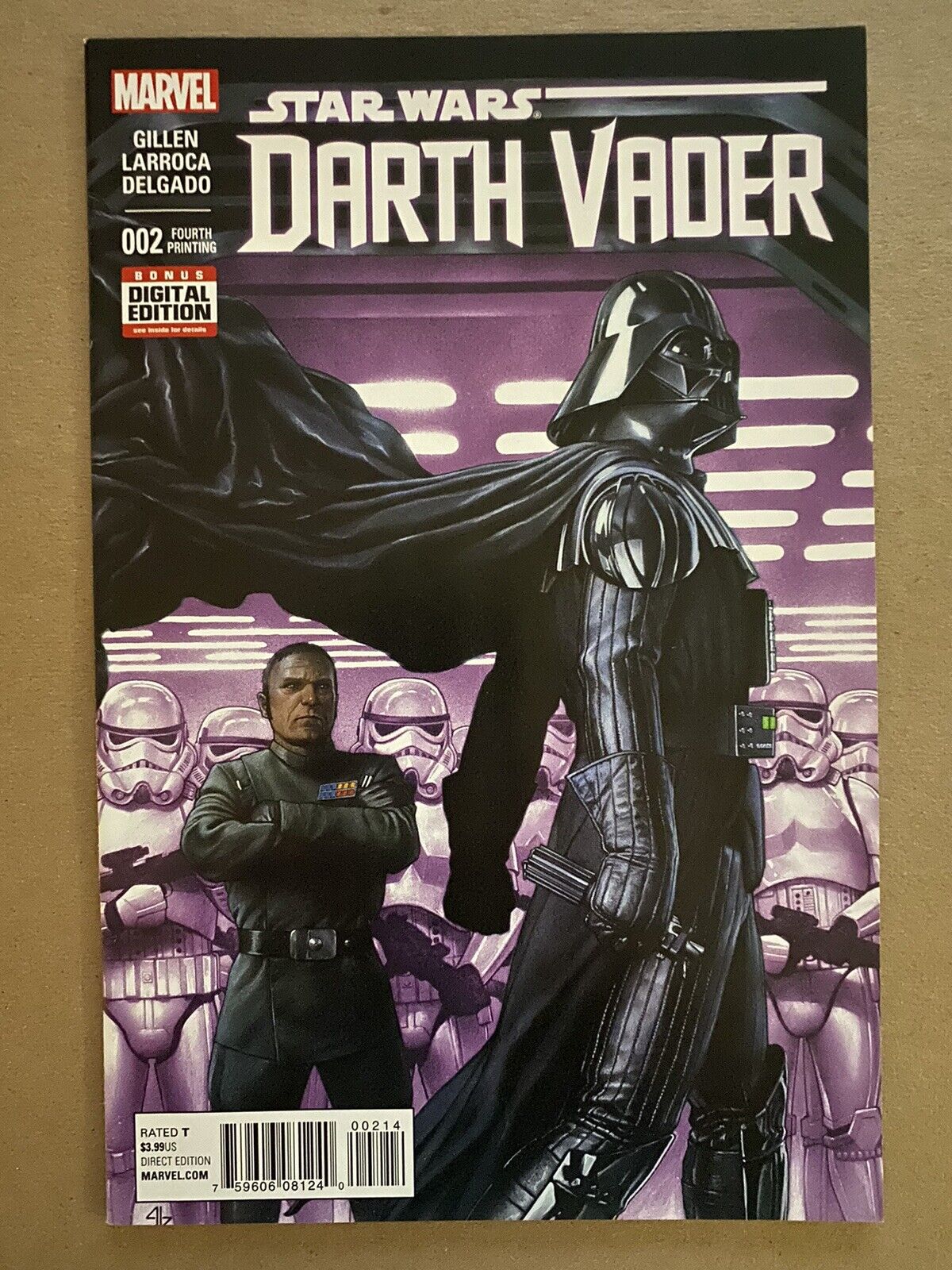 Star Wars Darth Vader #2 Fourth Printing Marvel Comic Book  Doctor Aphra 4th