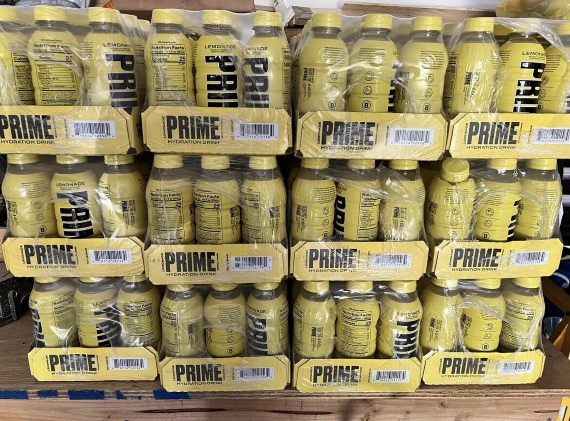 Lemonade Prime Hydration 12 pack. *In hand READY TO SHIP
