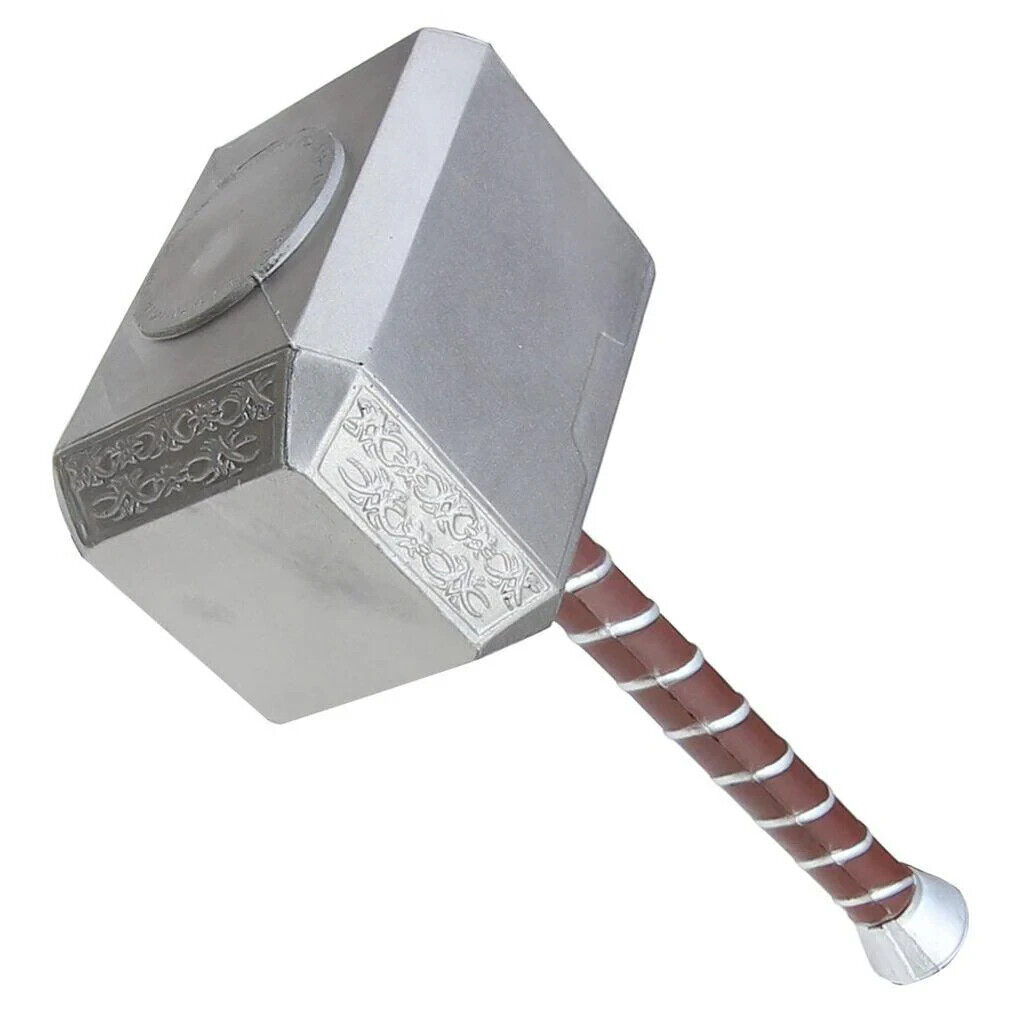 Legendary Norse God of Thunder Mjölnir Hammer Sacred Weapon of Asgardian Display