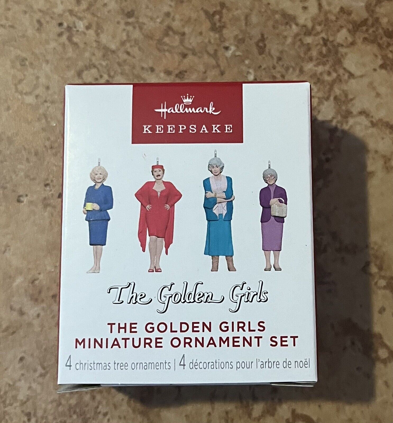 2024 Hallmark Mini The Golden Girl Ornaments Set Of Four