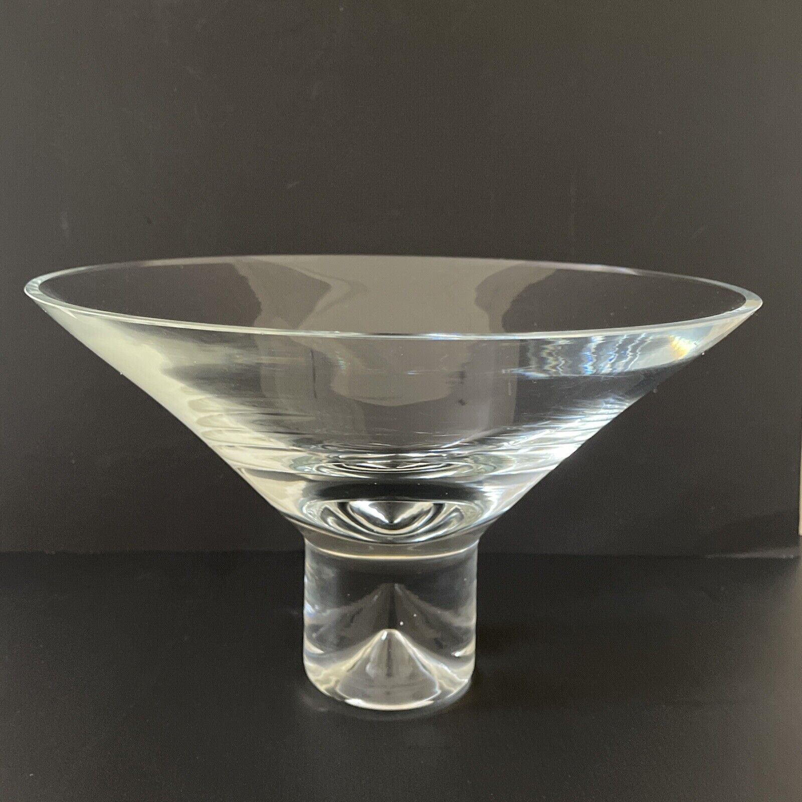 BADASH Handmade Glass Crystal Vase Krosno Poland