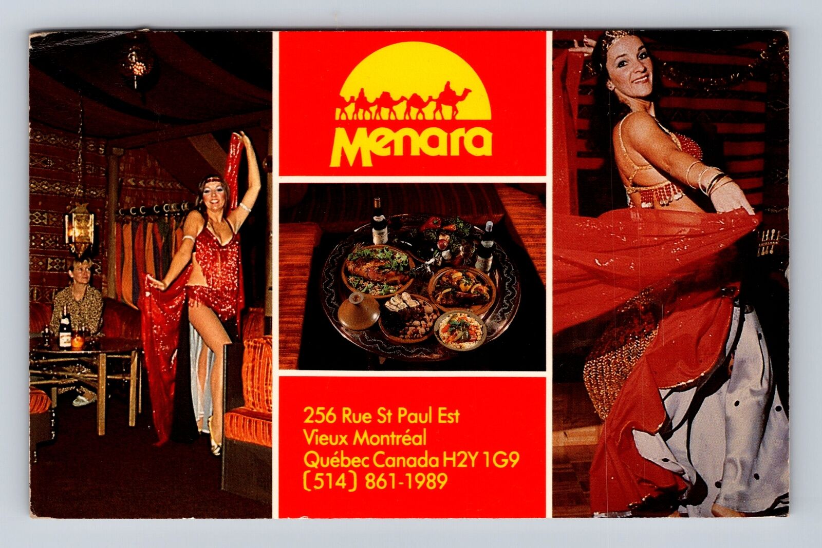 Montreal Quebec-Canada, Menara, Advertisement, Antique, Vintage c1988 Postcard