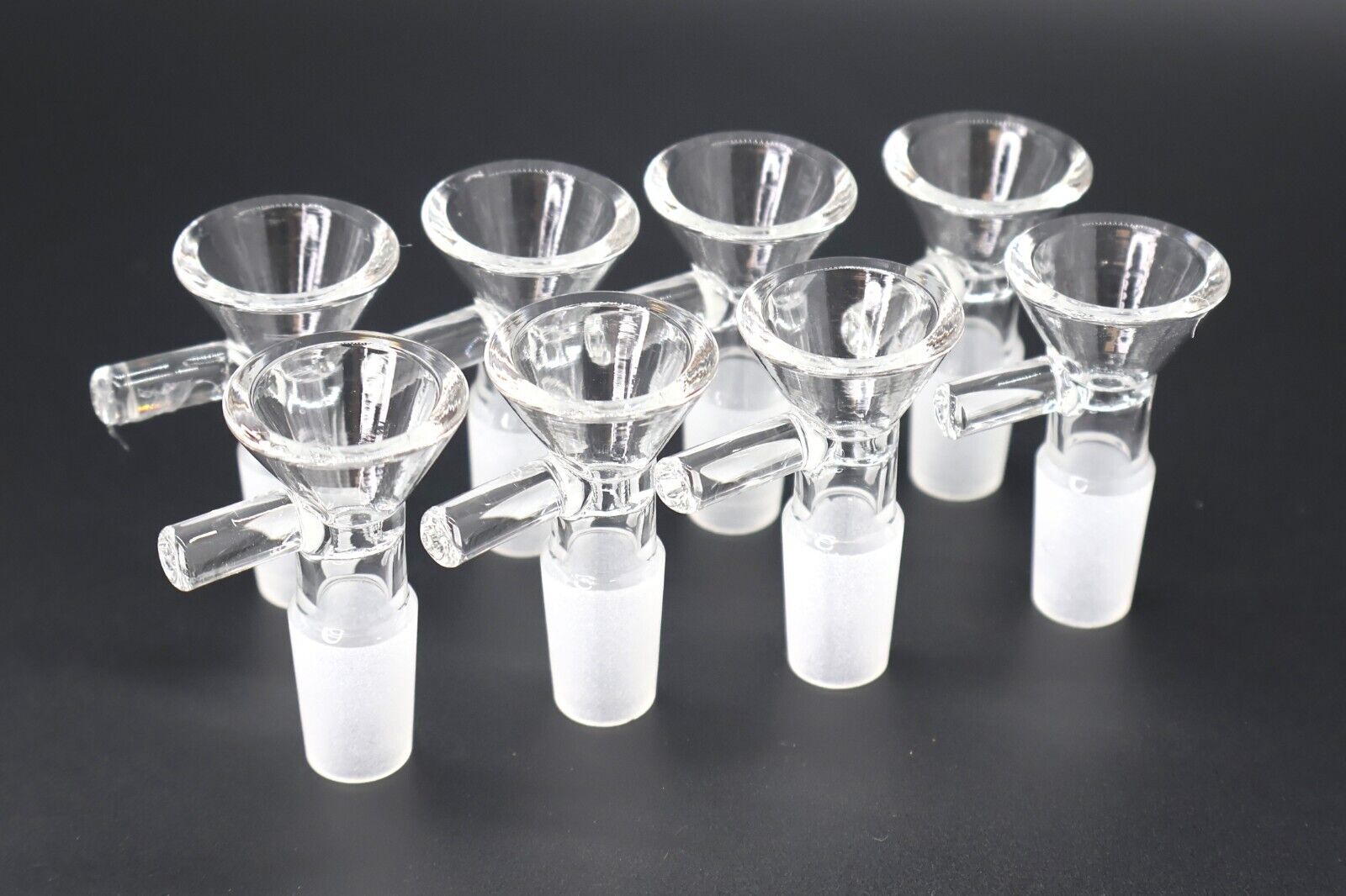 8pc 14MM Male Glass Bowl For Water Pipe Hookah Bong Replacement Head US Shipping
