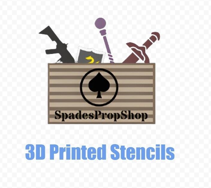 Custom 3D Printed Stencils - DM Image and WE WILL PRINT IT