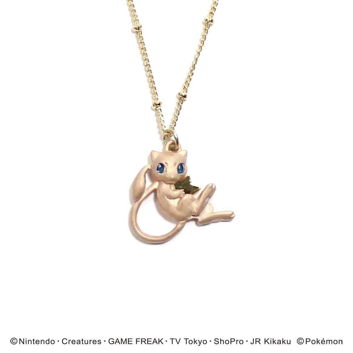 Pokemon x  Palnart Poc Mew Necklace Pendant Jewelry made in Japan - NEW