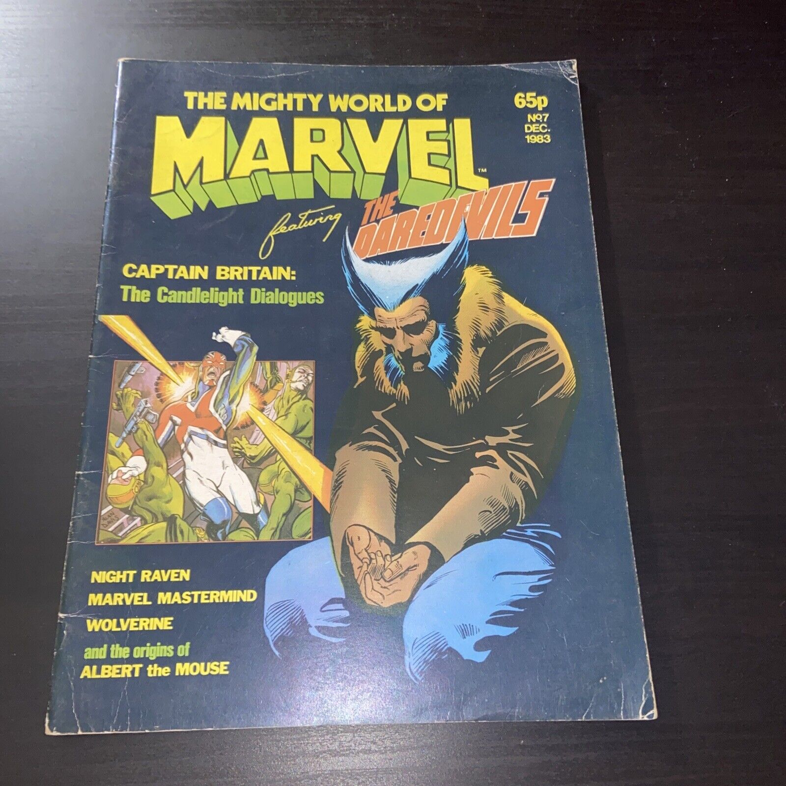 The Mighty World of Marvel #7  1983 UK 1st App of Meggan Alan Moore
