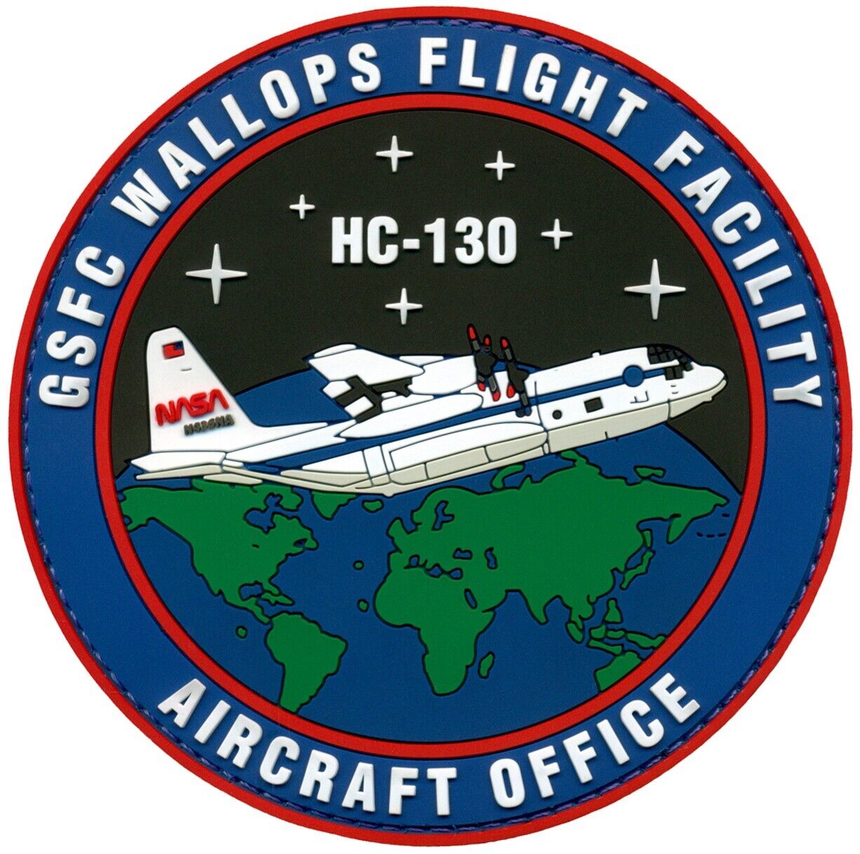 NASA GODDARD SPACE FLIGHT CENTER - WALLOPS FLIGHT FACILITY AC OFF HC-130 PATCH