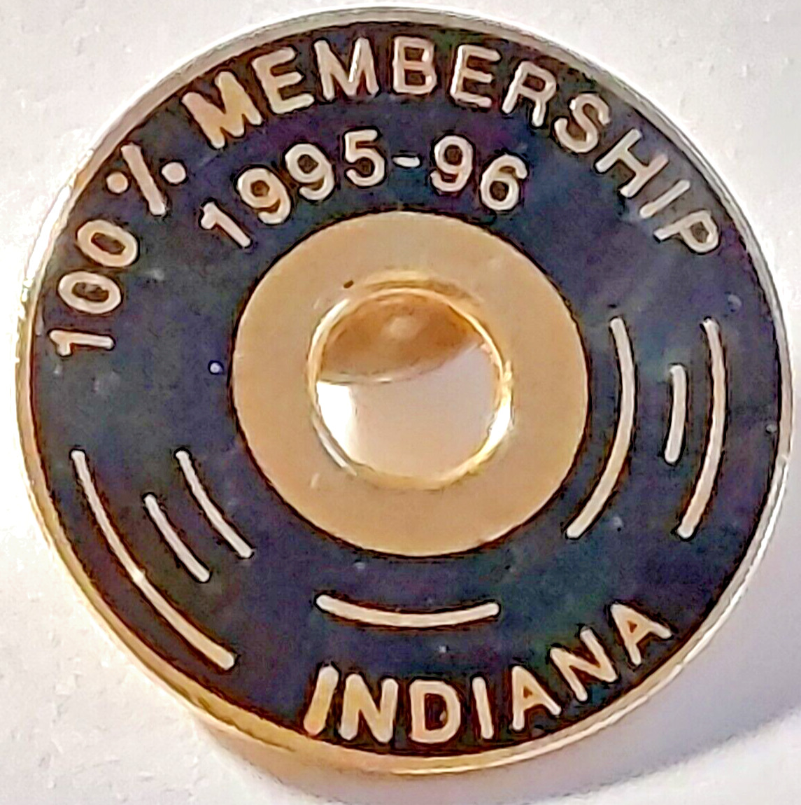 VFW 1995-1996 Indiana 100% Membership Lapel Pin (091523)