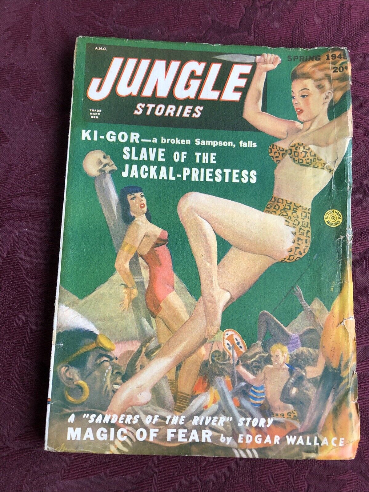Jungle Stories Pulp - Feb 1948  VG