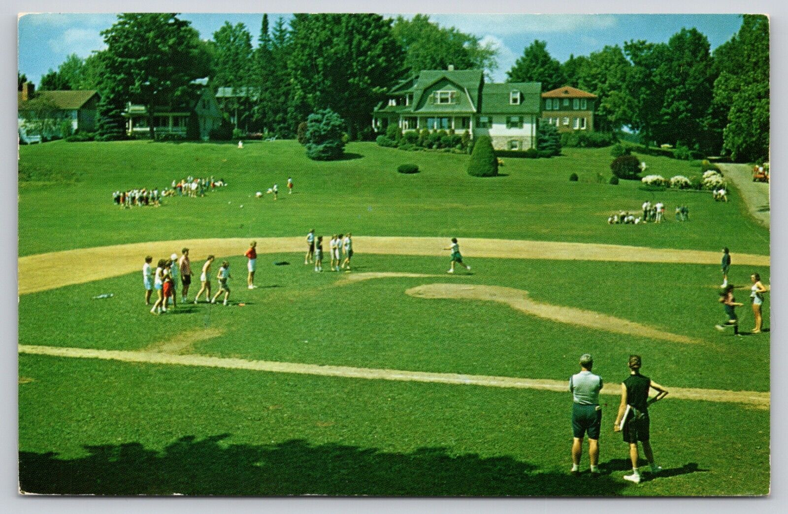 Postcard New York Chautauqua Athletic Field B11