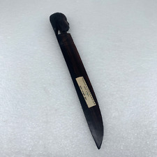 Hand Carved Wood Letter Opener, Produced in Tanganyika, East Africa picture