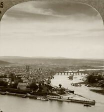 Keystone Stereoview Moselle & Rhine Rivers, Germany o 600/1200 Card Set #345 T1 picture