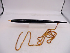 Sheaffer Vintage White Dot B5 Black and gold CHAIN Desk Ball Pen--NEW OLD STOCK picture