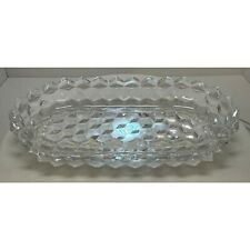 Fostoria American Glass Clear Dish - Cubist Pattern picture