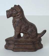 Cast iron Scotty terrierdog doorstop figurine wedge picture