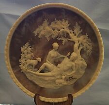 Vintage Cameo Plate A Thing Of Beauty The Romantic Poets Incolay Studios Calif picture