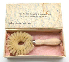 Vintage 1930s MADAME DAHN'S Powder Puff In Original Box -Paint Issue- VERY RARE picture