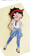Betty Boop Swinging Legs Wall Clock NEW IN BOX picture