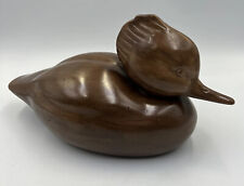 Vintage Atlantic Mold Duck Brown Figure Signed “Ruby” picture