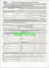 2024 DMV REG 262 Form Vehicle / Vessel Transfer and Reassignment Form California picture