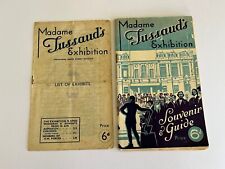 1930's MADAME TUSSAUD'S Exhibition Souvenir Guide Booklet WAX MODELS Illustrated picture