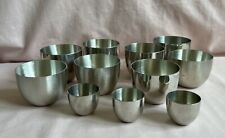 Lot Of 11 Pewter Jefferson Cups picture