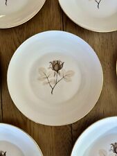 Vintage Shadow Rose Rosenthal Dinner Plates Measuring 9.75“ 7 Available picture