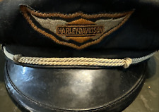 AUTHENTIC VINTAGE 1950s ORIGINAL HARLEY DAVIDSON CAPTAINS HAT CAP picture