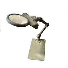 Vintage Stanley Industrial Drafting Light 701 Magnifying Lamp Corded Working picture
