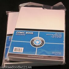 (50) CSP COMIC BOOK TABBED DIVIDERS for COMIC CARDBOARD STORAGE BOXES picture