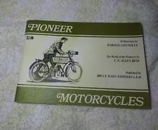 Vintage 1974 Pioneer Motorcycles 50 Drawings By Harold Connolly Paperback Book picture