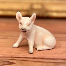 Vintage Goebel West Germany Porcelain Pig Figurine 2.75x3.5x2