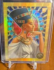2024 Cardsmiths Currency Nefertiti #38 Gold Gemstone Refractor /10 picture