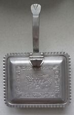 VTG Cromwell Aluminum Silent Butler Crumb Catcher Hand Made Fruits Flowers picture