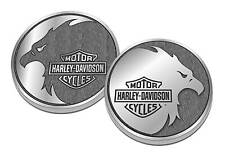 Harley-Davidson Distressed Eagle Bar & Shield Metal Challenge Coin, 1.75 inch picture