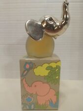 Vintage Avon Good Luck Elephant Sonnet Cologne Decanter Full With Box ~ 1.5 Oz picture