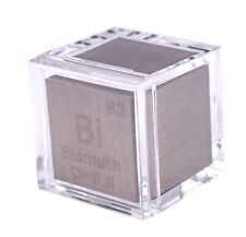 Metal Cube 99.9% Pure Periodic Table Element Engraved Density Collection + Case picture